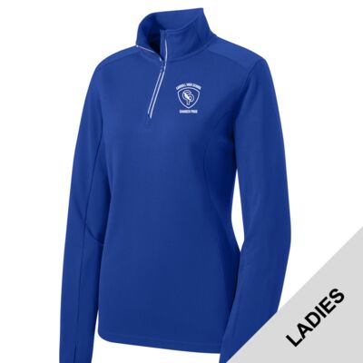 Ladies Sport Wick ® Textured 1/4 Zip Pullover Thumbnail