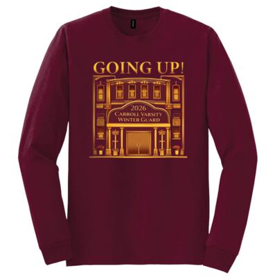 Carroll Varsity - DryBlend ® 50 Cotton/50 Poly Long Sleeve T Shirt Thumbnail
