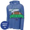 Carroll - PosiCharge ® Tri Blend Wicking Long Sleeve Hoodie Thumbnail