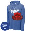 Carroll - PosiCharge ® Tri Blend Wicking Long Sleeve Hoodie Thumbnail