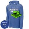 Carroll - PosiCharge ® Tri Blend Wicking Long Sleeve Hoodie Thumbnail