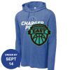 Carroll - PosiCharge ® Tri Blend Wicking Long Sleeve Hoodie Thumbnail