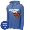 Carroll - PosiCharge ® Tri Blend Wicking Long Sleeve Hoodie Thumbnail