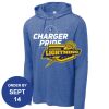 Carroll - PosiCharge ® Tri Blend Wicking Long Sleeve Hoodie Thumbnail