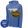 Carroll - PosiCharge ® Tri Blend Wicking Long Sleeve Hoodie Thumbnail