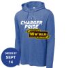 Carroll - PosiCharge ® Tri Blend Wicking Long Sleeve Hoodie Thumbnail