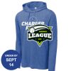 Carroll - PosiCharge ® Tri Blend Wicking Long Sleeve Hoodie Thumbnail