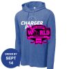 Carroll - PosiCharge ® Tri Blend Wicking Long Sleeve Hoodie Thumbnail