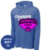 Carroll - PosiCharge ® Tri Blend Wicking Long Sleeve Hoodie Thumbnail