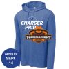 Carroll - PosiCharge ® Tri Blend Wicking Long Sleeve Hoodie Thumbnail