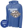 Carroll - PosiCharge ® Tri Blend Wicking Long Sleeve Hoodie Thumbnail