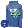 Carroll - PosiCharge ® Tri Blend Wicking Long Sleeve Hoodie Thumbnail