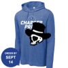 Carroll - PosiCharge ® Tri Blend Wicking Long Sleeve Hoodie Thumbnail