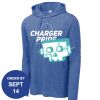 Carroll - PosiCharge ® Tri Blend Wicking Long Sleeve Hoodie Thumbnail
