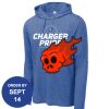 Carroll - PosiCharge ® Tri Blend Wicking Long Sleeve Hoodie Thumbnail
