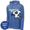 Carroll - PosiCharge ® Tri Blend Wicking Long Sleeve Hoodie Thumbnail