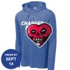 Carroll - PosiCharge ® Tri Blend Wicking Long Sleeve Hoodie Thumbnail