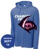 Carroll - PosiCharge ® Tri Blend Wicking Long Sleeve Hoodie Thumbnail