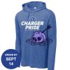 Carroll - PosiCharge ® Tri Blend Wicking Long Sleeve Hoodie Thumbnail