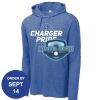 Carroll - PosiCharge ® Tri Blend Wicking Long Sleeve Hoodie Thumbnail
