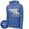 Carroll - PosiCharge ® Tri Blend Wicking Long Sleeve Hoodie Thumbnail