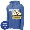 Carroll - PosiCharge ® Tri Blend Wicking Long Sleeve Hoodie Thumbnail