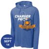 Carroll - PosiCharge ® Tri Blend Wicking Long Sleeve Hoodie Thumbnail