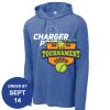 Carroll - PosiCharge ® Tri Blend Wicking Long Sleeve Hoodie Thumbnail