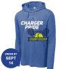 Carroll - PosiCharge ® Tri Blend Wicking Long Sleeve Hoodie Thumbnail
