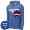 Carroll - PosiCharge ® Tri Blend Wicking Long Sleeve Hoodie Thumbnail