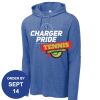 Carroll - PosiCharge ® Tri Blend Wicking Long Sleeve Hoodie Thumbnail