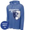 Carroll - PosiCharge ® Tri Blend Wicking Long Sleeve Hoodie Thumbnail