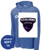 Carroll - PosiCharge ® Tri Blend Wicking Long Sleeve Hoodie Thumbnail
