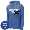 Carroll - PosiCharge ® Tri Blend Wicking Long Sleeve Hoodie Thumbnail