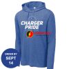 Carroll - PosiCharge ® Tri Blend Wicking Long Sleeve Hoodie Thumbnail