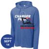 Carroll - PosiCharge ® Tri Blend Wicking Long Sleeve Hoodie Thumbnail
