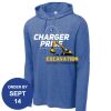 Carroll - PosiCharge ® Tri Blend Wicking Long Sleeve Hoodie Thumbnail