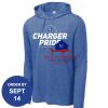 Carroll - PosiCharge ® Tri Blend Wicking Long Sleeve Hoodie Thumbnail