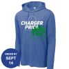 Carroll - PosiCharge ® Tri Blend Wicking Long Sleeve Hoodie Thumbnail