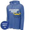 Carroll - PosiCharge ® Tri Blend Wicking Long Sleeve Hoodie Thumbnail
