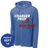 Carroll - PosiCharge ® Tri Blend Wicking Long Sleeve Hoodie Thumbnail