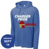 Carroll - PosiCharge ® Tri Blend Wicking Long Sleeve Hoodie Thumbnail
