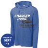 Carroll - PosiCharge ® Tri Blend Wicking Long Sleeve Hoodie Thumbnail