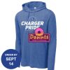 Carroll - PosiCharge ® Tri Blend Wicking Long Sleeve Hoodie Thumbnail