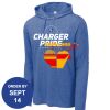 Carroll - PosiCharge ® Tri Blend Wicking Long Sleeve Hoodie Thumbnail
