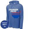 Carroll - PosiCharge ® Tri Blend Wicking Long Sleeve Hoodie Thumbnail