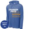 Carroll - PosiCharge ® Tri Blend Wicking Long Sleeve Hoodie Thumbnail