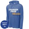 Carroll - PosiCharge ® Tri Blend Wicking Long Sleeve Hoodie Thumbnail