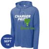Carroll - PosiCharge ® Tri Blend Wicking Long Sleeve Hoodie Thumbnail