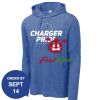 Carroll - PosiCharge ® Tri Blend Wicking Long Sleeve Hoodie Thumbnail